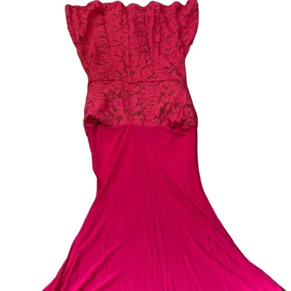 Preloved Free People Magenta swing dress XS slight flaws - Picture 3 of 9